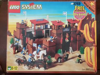 Lego 6769 Vintage Western Fort Legoredo Cowboys Set Complete
