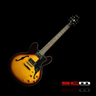 Epiphone Es335 Dot Vintage Sunburst Semi Hollow Electric Guitar Etdtvsch1 Es - 335