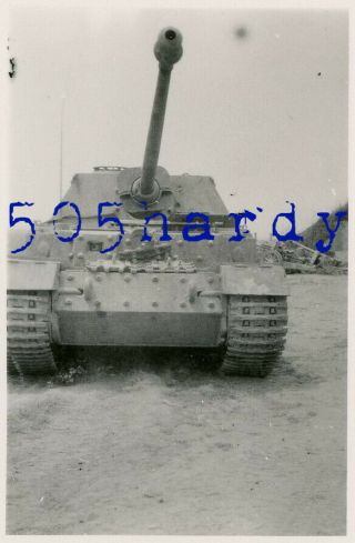 WWII US GI Photo - US Captured German Elefant Panzerjäger Tiger (P) Tank - TOP 2