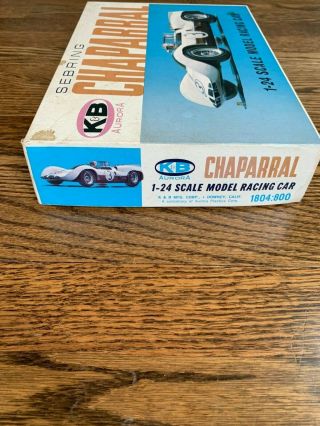 Vintage K&B Aurora Chaparral Slot Car Kit.  Never Opened 10