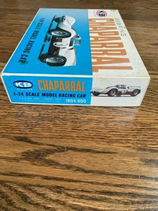 Vintage K&B Aurora Chaparral Slot Car Kit.  Never Opened 12