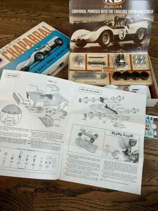 Vintage K&B Aurora Chaparral Slot Car Kit.  Never Opened 6