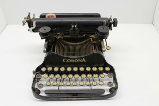 Vintage Corona Typewriter 3 Portable Typewriter Folding