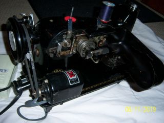 Vintage Pfaff 130 Sewing Machine/Embroiderer w/Case,  Xtra Motor&Foot Pedal, 3