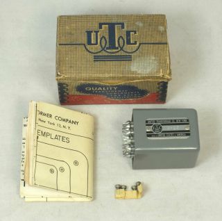 Nos Vintage Utc A - 10 Input Line To Grid Audio Transformer