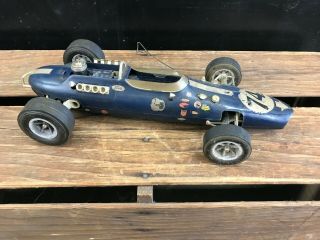Vintage Cox Dan Gurney Eagle 1960s Indy Model Race Car Teather