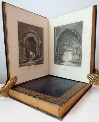 1814 First Edition Scott 2 Vols Border Antiquities Of England Scotland 95 Plates