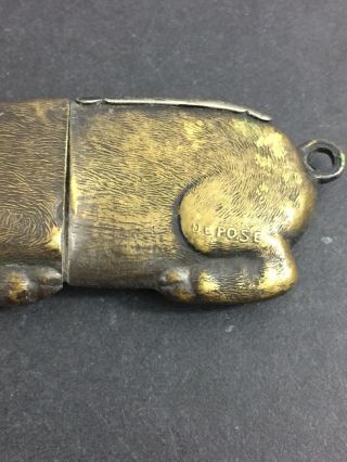 Antique Satirical World War One Pocket Lighter France - Kaiser Wilhelm As A Pig 6
