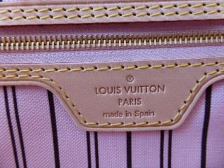 Louis Vuitton Neverfull MM Rose Ballerine Monogram. 4