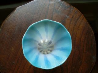 Antique Louis Comfort Tiffany Favrille Aqua Pastel Opalescent Art Glass Vase 2