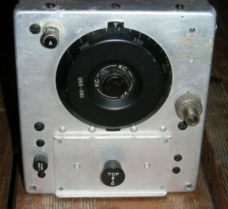 Vintage Us Army Signal Corps Radio Receiver Bc - 453b