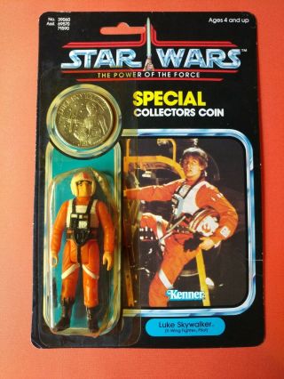 Vintage Star Wars Luke Skywalker X - Wing Kenner Potf 1984 Power Of The Force