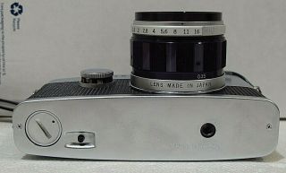 Vtg Olympus Pen FT Half Frame 35mm SLR Camera w 40mm f/1.  4 Lens Near Cond 8