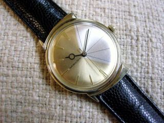 Hamilton T - 403 Thin - O - Matic Vintage Men ' s Watch Asymetrical Case 1960 SHARK FIN 5