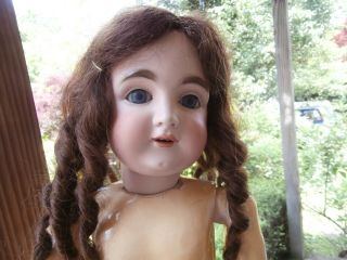 Antique Kestner 28 " Bisque Head Doll,  Comp.  Ball Jointed Body,  Lovely,
