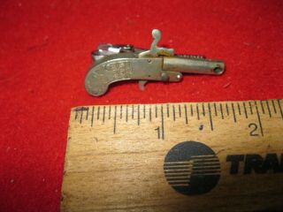 Vintage Miniature Berloque Pistol Tie Clip Made In Austria