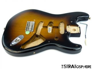 Fender Vintage 50s Road Worn Strat Body & Hardware Stratocaster 2ts Sunburst