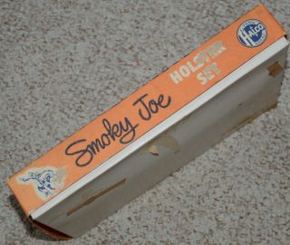 Vintage HALCO Brand Smokey Joe Toy Gun Cowboy Holster Set BOX ONLY 5