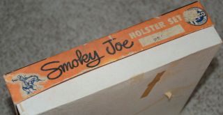 Vintage HALCO Brand Smokey Joe Toy Gun Cowboy Holster Set BOX ONLY 6