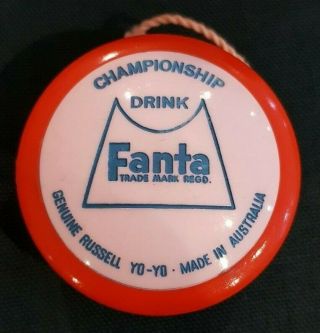 Vintage Russell Fanta Championship Yo Yo 1964 - Rare In This