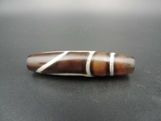 54 13mm Antique Tibetan Old Agate Dzi Bead for Pendant Amulet Tibet Gzi Beads A 2