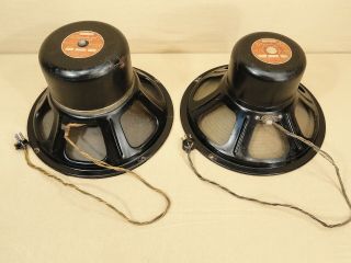 Vtg Capehart Jensen 12 " Field Coil Speakers Hifi Stereo Amplifier Panamuse Radio
