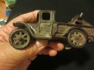 ARCADE CAST IRON TOW TRUCK / WRECKER OR RESTORATION ANTIQUE 7