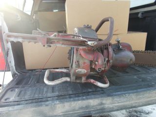 Vintage Mall 2 - Man Model 11 Chainsaw With Bar And Chain