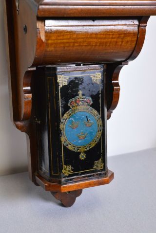 Rare Early Antique Rikstelefon - L.  M.  Ericsson Wooden Wall telephone 1892 3