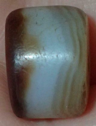 13.  5mm Very Rare Ancient Indo - Tibetan Sulemani Chung Agate Bead,  S744