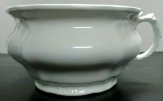 Antique Ironstone Chamber Pot Royal Ironstone China Johnson Bros.  England