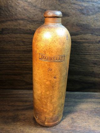 Vintage German Salt Glaze Bottle Doornkatt Schnapps