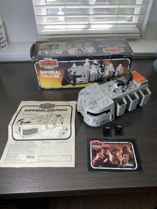 Vintage Star Wars Imperial Cruiser Sears Exclusive & Instructions