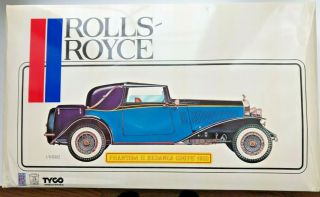 Vintage Tyco Pocher 1932 Rolls Royce Phantom Ii Sedanca Coupe 1/8 Scale Model