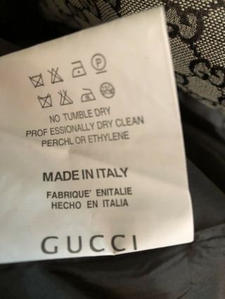 Gucci Vintage Women’s GG Logo Tench Coat Size: 42 6