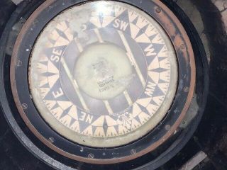 Vintage US Navy Dobbie McInnes LTD Binnacle Compass Glasgow & Liverpool 11