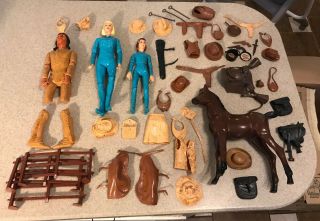 Vintage Marx Toys Johnny West Figures And Accessories Repairs Parts