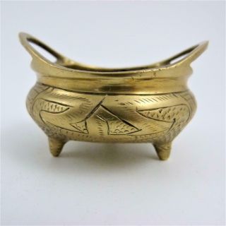 Chinese Bronze Tripod Censer With Xuande Mark To Base