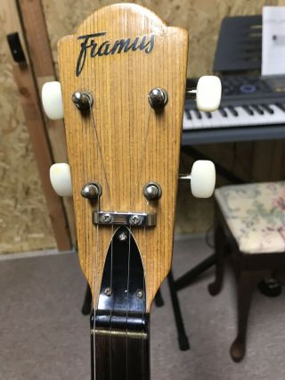 Vintage Framus Open Back 5 - string Banjo,  Rare Find 10