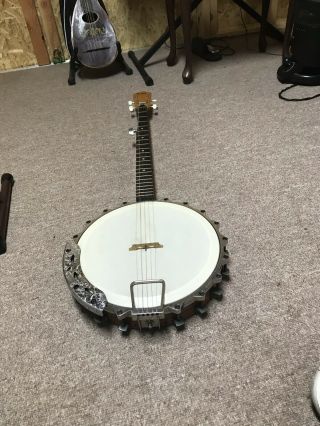 Vintage Framus Open Back 5 - string Banjo,  Rare Find 7