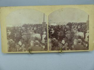 3 Scarce Antique Stereoviews Valley Forge Centennial S.  R.  Fisher PA.  Photos 5