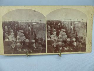 3 Scarce Antique Stereoviews Valley Forge Centennial S.  R.  Fisher PA.  Photos 7