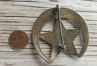 antique obsolete COCHISE ARIZONA territory SHERIFF POLICE Badge c.  1880 2