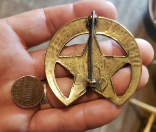 antique obsolete COCHISE ARIZONA territory SHERIFF POLICE Badge c.  1880 4