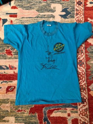 vtg ROB ROSKOPP designs Santa Cruz Skateboard skater T Shirt Signed 3