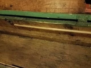 Vintage hand made carpenter ' s wood tool box - RARE BOX 3