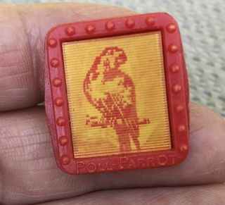 Vintage Premium Toy Ring - Howdy Doody Poll Parrot Flicker - 1950’s 2