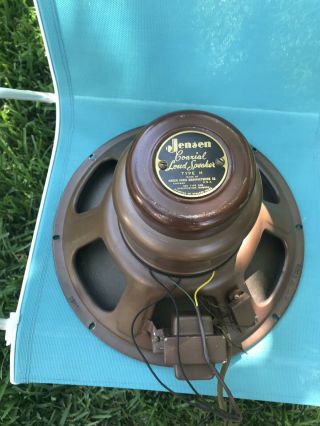 Jensen Coaxial Loud Speaker Type H Vintage Jensen Speaker