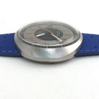 Vintage Men ' s Omega Geneve Dynamic Wrist Watch w Two - tone Dial 3