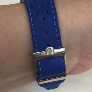 Vintage Men ' s Omega Geneve Dynamic Wrist Watch w Two - tone Dial 5